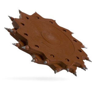 TERCOO ROTERENDE STRALER DOUBLE DISC
